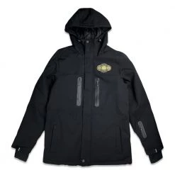 Grassroots California Cosmic Arcana Black Tech Jacket Men