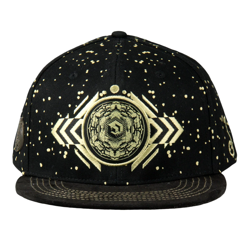 Grassroots California Cosmic Arcana Gold Mandala Fitted Hat Hats 8 Grassroots California Cosmic Arcana Gold Mandala Fitted Hat Hats