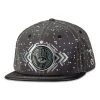 Grassroots California Cosmic Arcana Black Hamsa Reflective Fitted Hat