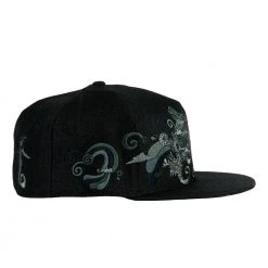 Grassroots California Vincent Gordon Seahorse Party Blackout Fitted Hat