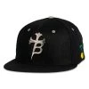 Grassroots California Hats Borka Blades Black Snapback Hat