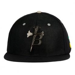 Grassroots California Hats Borka Blades Black Snapback Hat