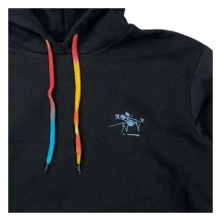 Grassroots California Stanley Mouse Spirit Traveler Tie Dye Black Crop Hoodie New