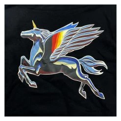 Grassroots California Stanley Mouse Spirit Traveler Tie Dye Black Crop Hoodie New