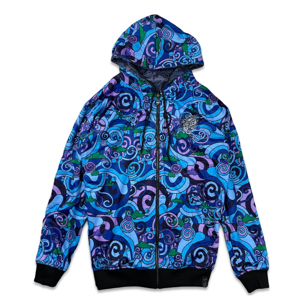 Grassroots California Vincent Gordon Seahorse Party Blackout Reversible Zip Up Hoodie 4 Grassroots California Vincent Gordon Seahorse Party Blackout Reversible Zip Up Hoodie