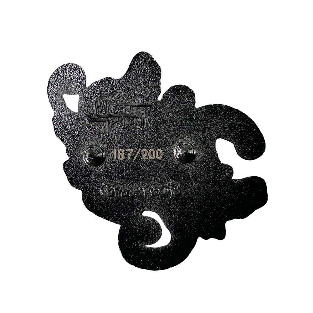 Grassroots California Vincent Gordon Seahorse Party Blackout Color Pin New 4 Grassroots California Vincent Gordon Seahorse Party Blackout Color Pin New