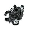Grassroots California New Vincent Gordon Seahorse Party Blackout Black Pin