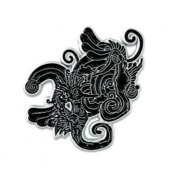 Grassroots California New Vincent Gordon Seahorse Party Blackout Black Pin