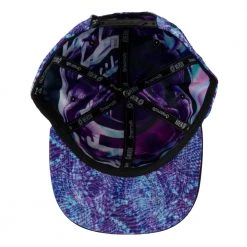 Grassroots California Mersiv Script Purple Snapback Hat New