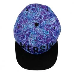 Grassroots California Mersiv Script Purple Snapback Hat New