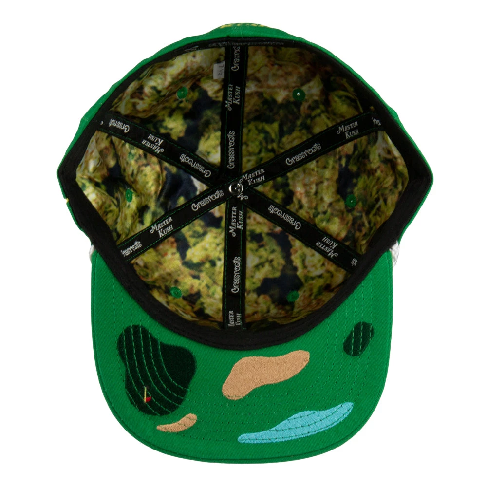 Grassroots California Master Kush Tourney Green Fitted Hat New 4 Grassroots California Master Kush Tourney Green Fitted Hat New