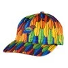 Grassroots California New Scarlet Macaw Rainbow Feathers Dad Hat