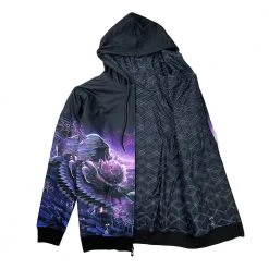 Grassroots California New 13th Anniversary Black Reversible Zip Up Hoodie