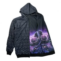 Grassroots California New 13th Anniversary Black Reversible Zip Up Hoodie