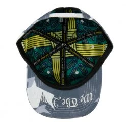 Grassroots California Friendly Viking White Camo Snapback Hat New
