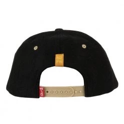 Grassroots California Method Man Camo Ripstop Black Wool Snapback Hat Hats