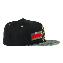 Grassroots California Method Man Camo Ripstop Black Fitted Hat New