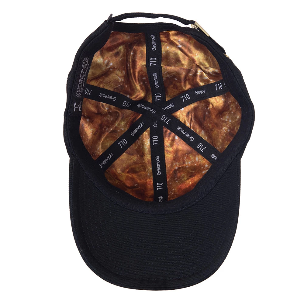 Grassroots California THC Bee Black Dad Hat New 4 Grassroots California THC Bee Black Dad Hat New