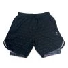 Grassroots California New 13th Anniversary Black Athletic Shorts W/ Liner