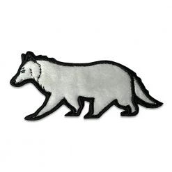 Grassroots California White Wolf Removable Bear Patch