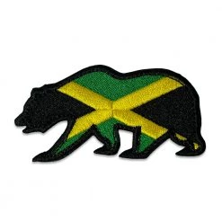Grassroots California Jamaica Flag Removable Bear Patch New