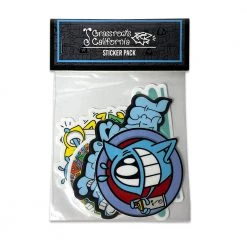 Grassroots California El Pez Sticker Pack New