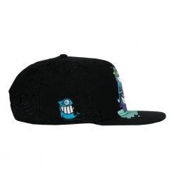 Grassroots California El Pez Black Snapback Hat New