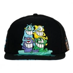Grassroots California El Pez Black Snapback Hat New