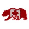 Grassroots California Canada Flag Removable Bear Patch