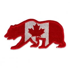 Grassroots California Canada Flag Removable Bear Patch