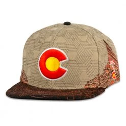 Grassroots California Red Rocks V3 Tan Fitted Hat New