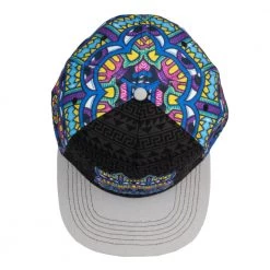 Grassroots California Chris Dyer Harmoneyes Blue Pattern Snapback Hat