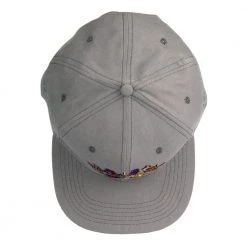 Grassroots California New Rick Griffin Hopi Mask Gray Snapback Hat