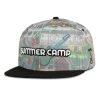 Grassroots California New Summer Camp 2022 Gray Snapback Hat