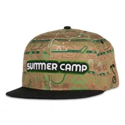 Grassroots California New Summer Camp 2022 Green Snapback Hat