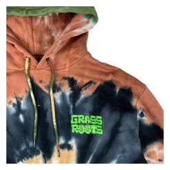 Grassroots California New Bigfoot One Meditation Earth Dye Pullover Hoodie