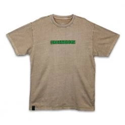 Grassroots California Bigfoot One Meditation Tan Distressed T Shirt