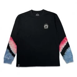 Grassroots California Totem Bear V Dye Long Sleeve T Shirt New