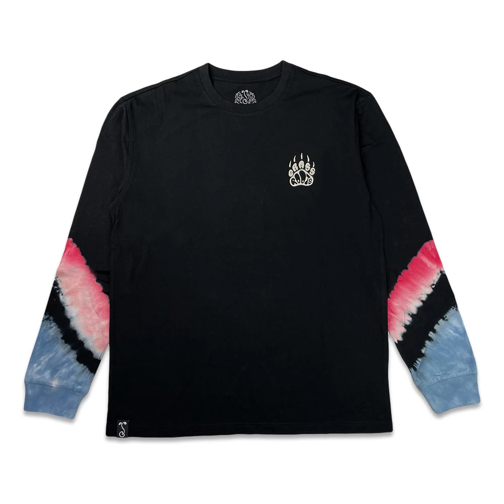 Grassroots California Totem Bear V Dye Long Sleeve T Shirt New 3 Grassroots California Totem Bear V Dye Long Sleeve T Shirt New