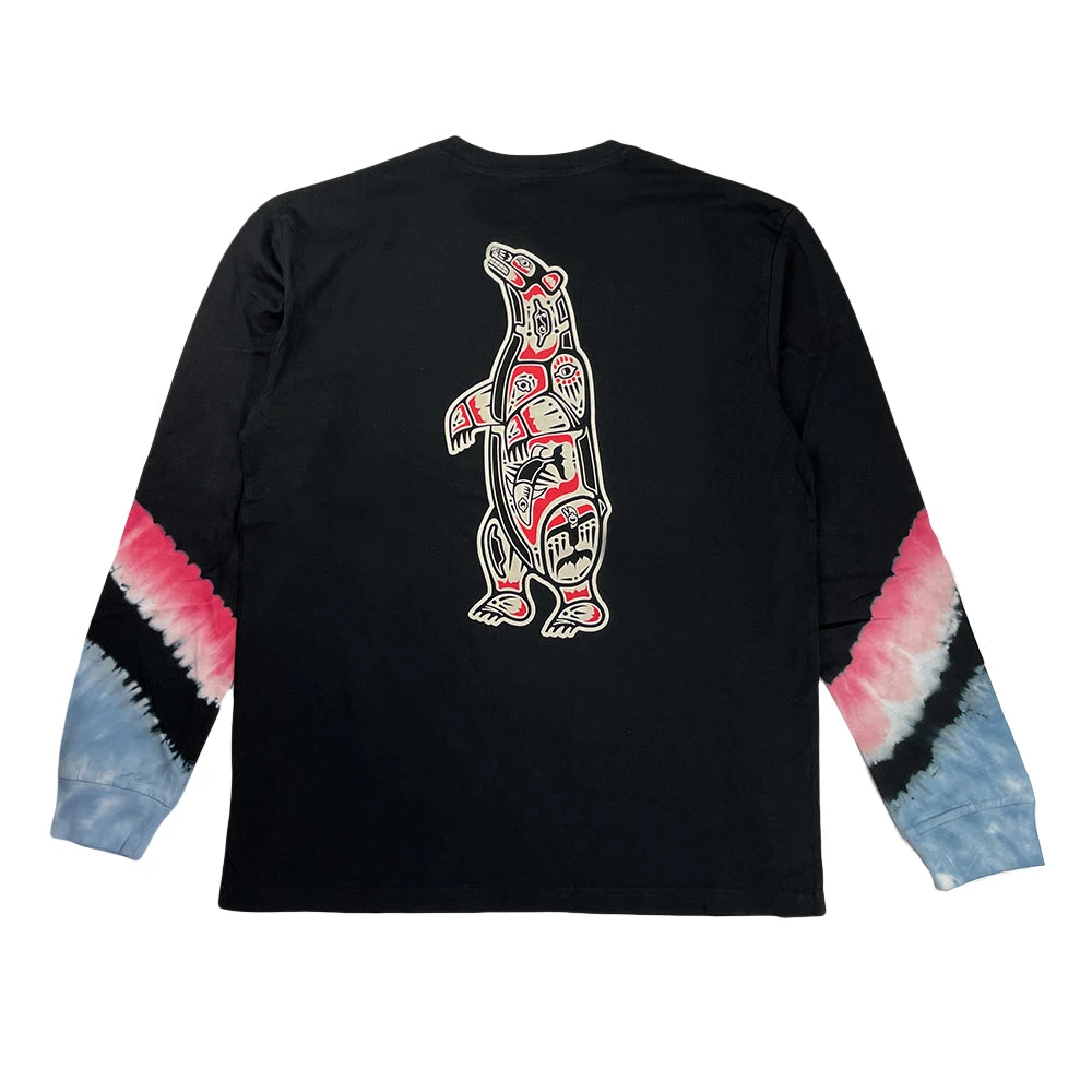 Grassroots California Totem Bear V Dye Long Sleeve T Shirt New 4 Grassroots California Totem Bear V Dye Long Sleeve T Shirt New