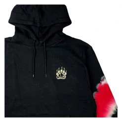 Grassroots California Totem Bear V Dye Pullover Hoodie New