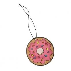 Grassroots California KGB Glass Pink Sprinkle Donut Air Freshener
