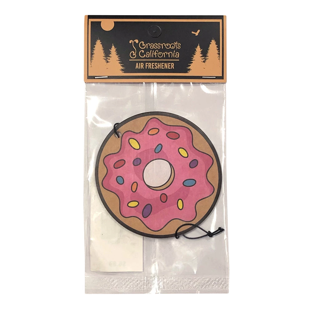 Grassroots California KGB Glass Pink Sprinkle Donut Air Freshener 5 Grassroots California KGB Glass Pink Sprinkle Donut Air Freshener