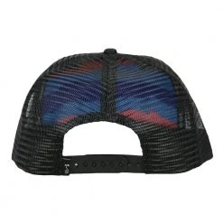 Grassroots California New Mile High Sunset Dri-Bear Black Mesh Snapback Hat