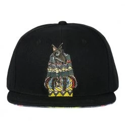 Grassroots California Uncle Harvey Black Snapback Hat