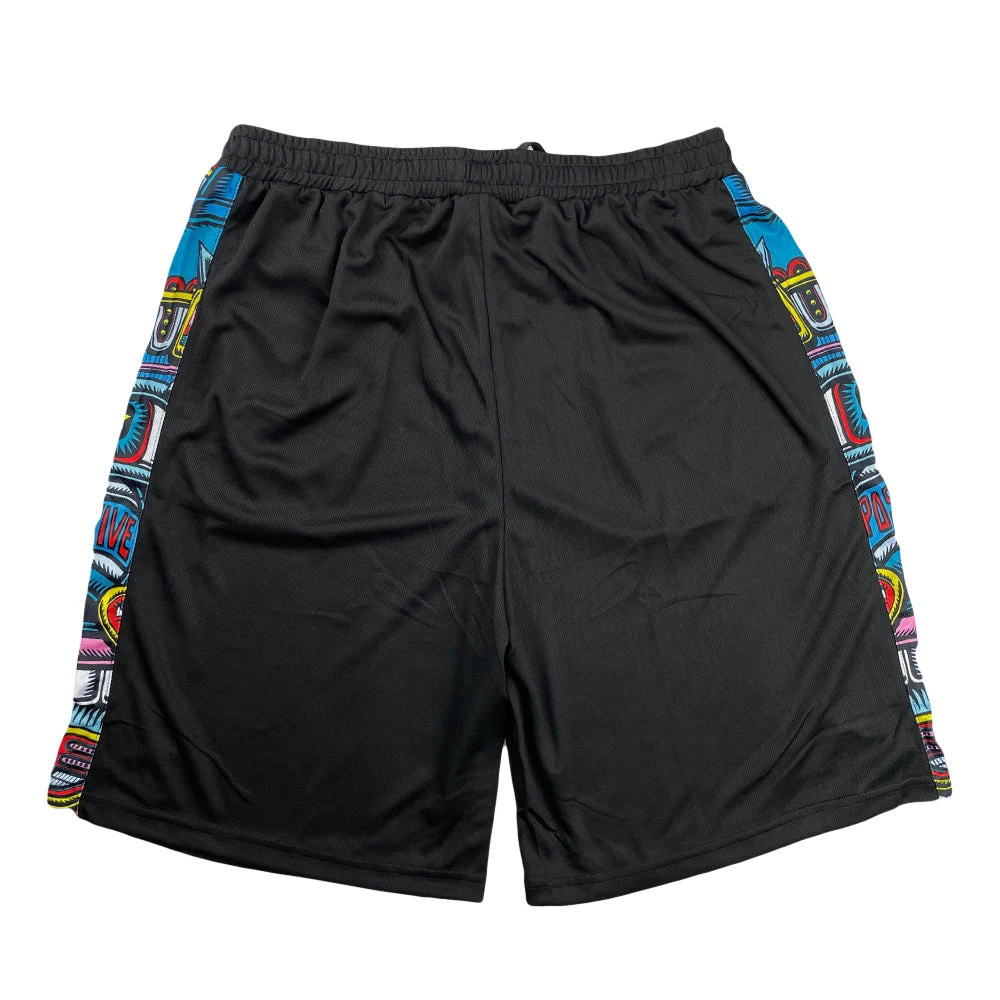 Grassroots California Chris Dyer Totem Blue Black Mesh Shorts 4 Grassroots California Chris Dyer Totem Blue Black Mesh Shorts