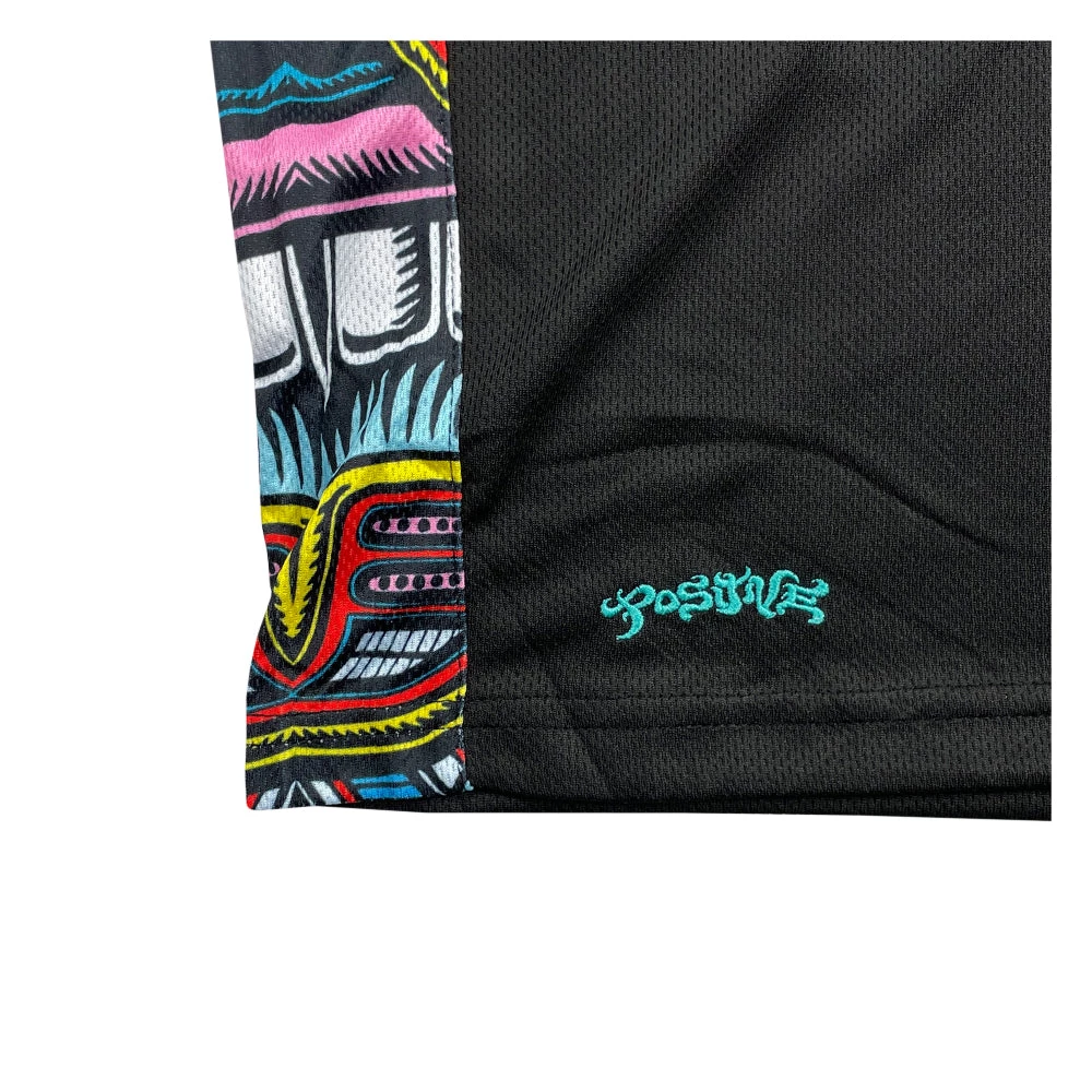 Grassroots California Chris Dyer Totem Blue Black Mesh Shorts 5 Grassroots California Chris Dyer Totem Blue Black Mesh Shorts
