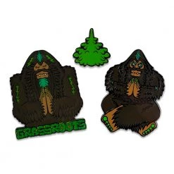 Grassroots California Bigfoot One Meditation Pin Set