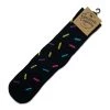 Grassroots California New KGB Glass Black Sprinkle Donut Socks