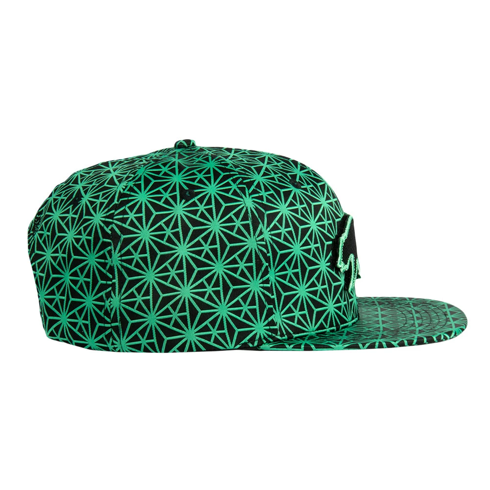 Grassroots California New Removable Bear Geo Triangles Seafoam Snapback Hat 6 Grassroots California New Removable Bear Geo Triangles Seafoam Snapback Hat